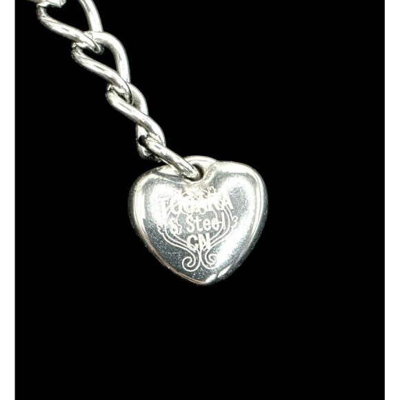 New Tocara Soft Herringbone Necklace Solange Silver Stainless Steel Slinky Chain - Picture 5 of 13